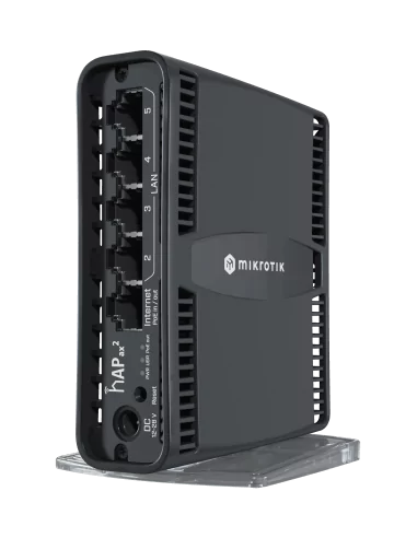 MikroTik hAP ax2 5 Port Gigabit 1800Mbps WiFi 6 Router | MT-RBHAP-AX