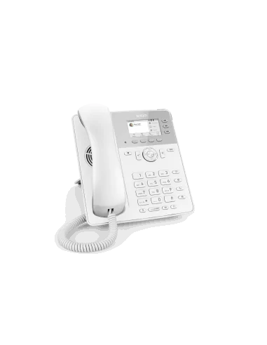 Snom D717 6-line Desktop SIP Phone in White - No PSU Included - Wide Colour TFT Display - USB 