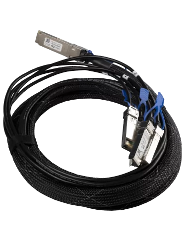 MikroTik QSFP28 to 4xSFP28 break-out cable (100G to 4x25G), 3m 