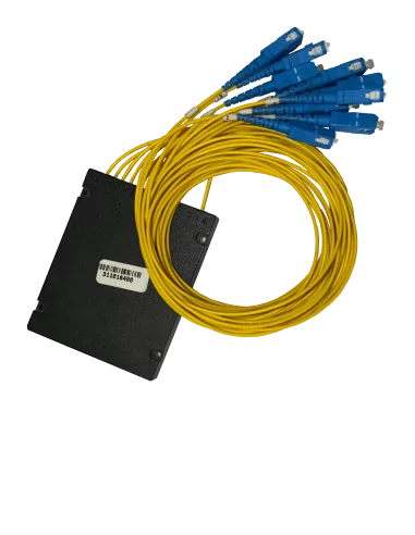 1:8 Optical Splitter with SC connectors, Box Shape 