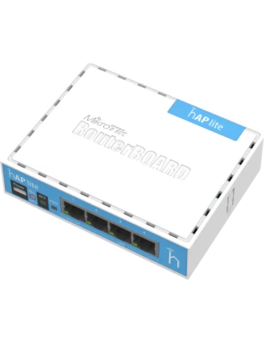 MikroTik hAP lite - 2.4GHz desktop Wi-Fi Router - mountable