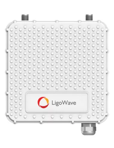 Ligowave PTMP RapidFire 600 Mbps Carrier Subscriber Unit with N-Type connectors.