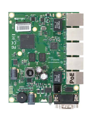 MikroTik RouterBOARD 450Gx4 with 5 GB LAN ports and 1 microSD slots *No Enclosure