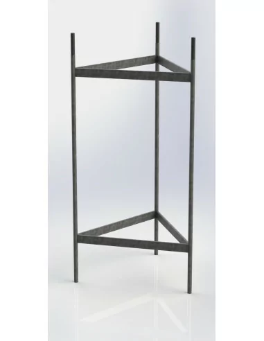 Lattice Mast Casting Cage. Only connects to Y-Base Assembly