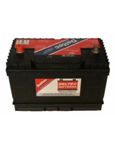 Deltec 12V 105Ah Sealed Lead Acid Battery, Stud Terminal.