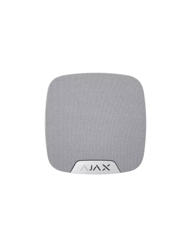 AJAX Security - HomeSiren Jeweller - White Indoor Compact Wireless Siren | AJAX-HS-INDR-W 